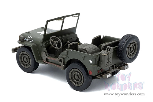 New Ray - Military Mission US Army Jeep® Willys (1/32 scale diecast model car, Green) 54133