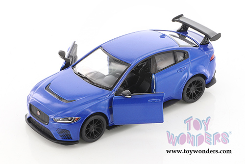 5416D Kinsmart Blue Jaguar XE SV Project 8 Diecast Model Car