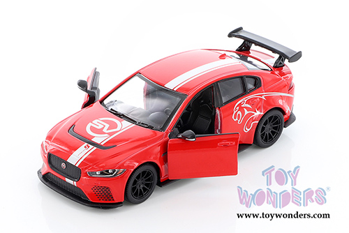 5416DF Kinsmart Red Jaguar XE SV Project 8 Diecast Model Car