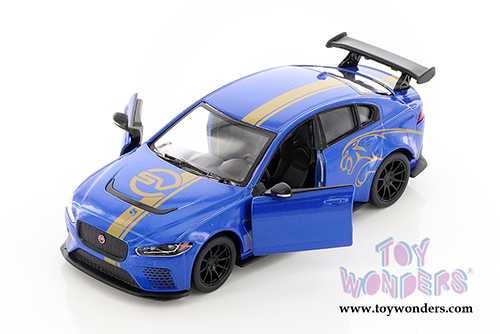 5416DF Kinsmart Blue Jaguar XE SV Project 8 Diecast Model Car