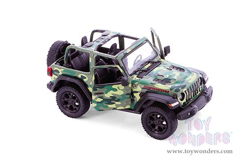 5420DAB Kinsmart 2018 Jeep Wrangler Rubicon Camo Diecast Model Car