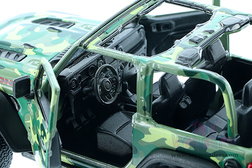 5420DAB Kinsmart 2018 Jeep Wrangler Rubicon Camo Diecast Model Car