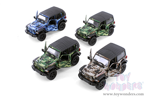 5420DB Kinsmart 2018 Jeep Wrangler Rubicon Camo Diecast Model Car