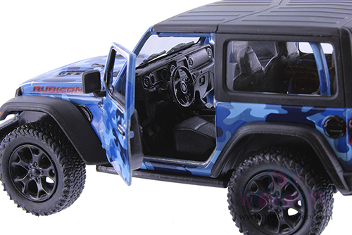5420DB Kinsmart 2018 Jeep Wrangler Rubicon Camo Diecast Model Car