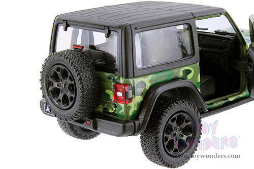 5420DB Kinsmart 2018 Jeep Wrangler Rubicon Camo Diecast Model Car