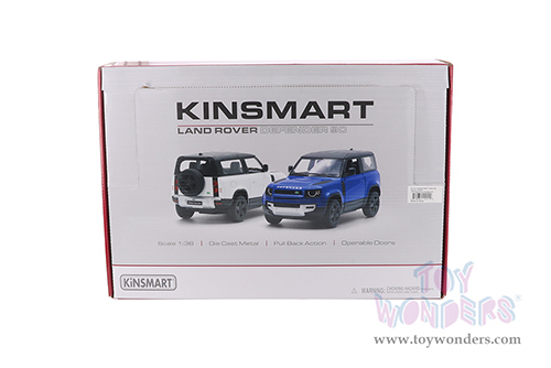 5428DK Kinsmart Land Rover Defender 90 Diecast Model Car Display Box Package