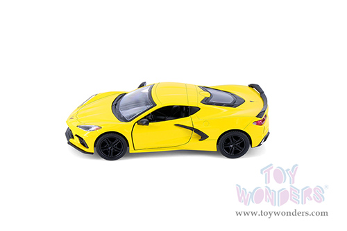 5432D Kinsmart 2021 Chevrolet Corvette Stingray C8 Hardtop Diecast Model Car