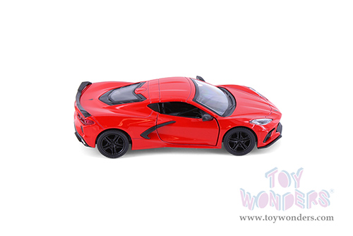 5432D Kinsmart 2021 Chevrolet Corvette Stingray C8 Hardtop Diecast Model Car