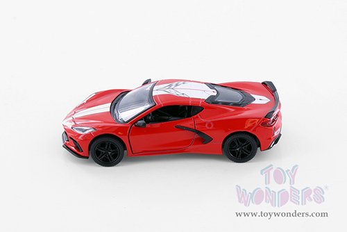 5432DF Kinsmart 2021 Chevrolet Corvette Stingray C8 Livery Edition Diecast Model Car