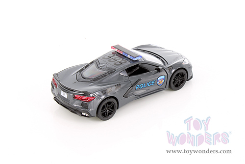 5432DPR Kinsmart 2021 Chevrolet Corvette Stingray C8 Police Firefighter Diecast Model Car