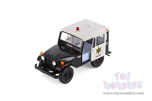 5433DP Kinsmart 1971 Jeep DJ-5B Police Edition Diecast Model Car