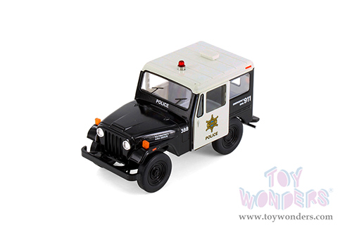 5433DP Kinsmart 1971 Jeep DJ-5B Police Edition Diecast Model Car