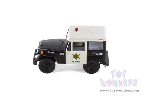 5433DP Kinsmart 1971 Jeep DJ-5B Police Edition Diecast Model Car