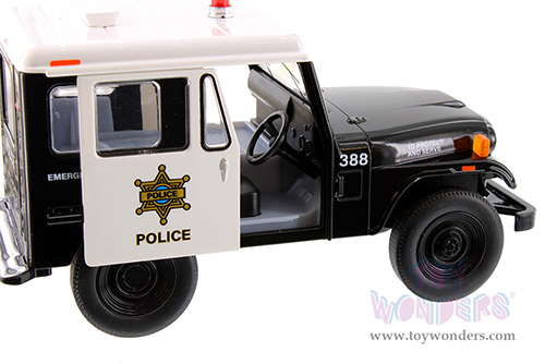 5433DP Kinsmart 1971 Jeep DJ-5B Police Edition Diecast Model Car
