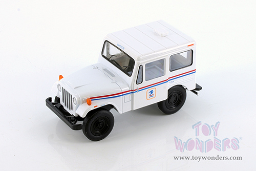 5435D Kinsmart 1971 Jeep DJ-5B USPS White Edition Diecast Model Car