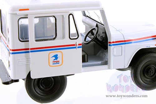 5435D Kinsmart 1971 Jeep DJ-5B USPS White Edition Diecast Model Car