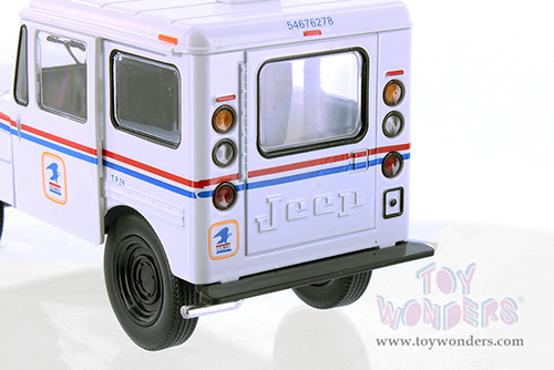 5435D Kinsmart 1971 Jeep DJ-5B USPS White Edition Diecast Model Car