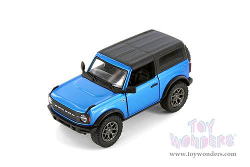5438DA/B Kinsmart Blue 2022 Ford Bronco Diecast Model Car