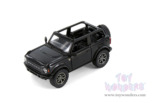 5438DA/B Kinsmart Black 2022 Ford Bronco Diecast Model Car