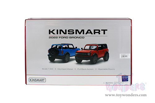 5438DA Kinsmart 2022 Ford Bronco Diecast Model Car