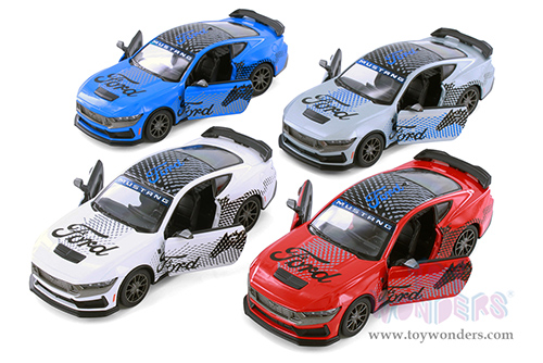 5455DF Kinsmart 2024 Ford Mustang Dark Horse Livery Edition Diecast Model Car