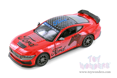 5455DF Kinsmart 2024 Ford Mustang Dark Horse Livery Edition Diecast Model Car