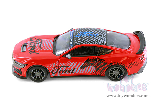 5455DF Kinsmart 2024 Ford Mustang Dark Horse Livery Edition Diecast Model Car