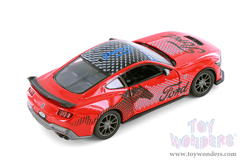 5455DF Kinsmart 2024 Ford Mustang Dark Horse Livery Edition Diecast Model Car