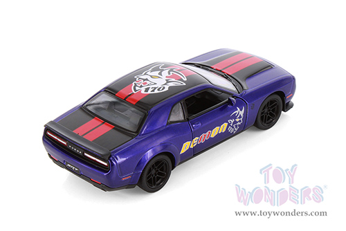5461D Kinsmart 2023 Dodge Challenger SRT Demon 170 Livery Edition Diecast Model Car