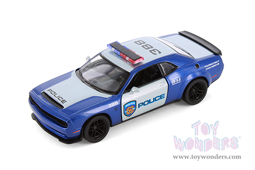 5461DPR Kinsmart 2023 Dodge Challenger SRT Demon 170 Police Firefighter Diecast Model Car