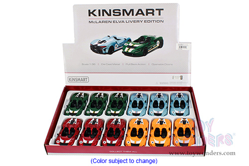 5462DF Kinsmart McLaren Elva Livery Edition Diecast Model Car