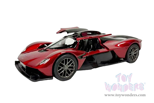 Kinsmart - Aston Martin Valkyrie Hardtop (1/36 scale die cast model car, Asstd.) 5470D