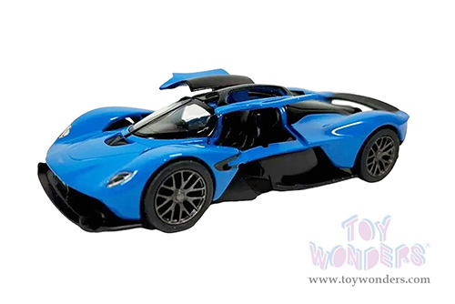 Kinsmart - Aston Martin Valkyrie Hardtop (1/36 scale die cast model car, Asstd.) 5470D