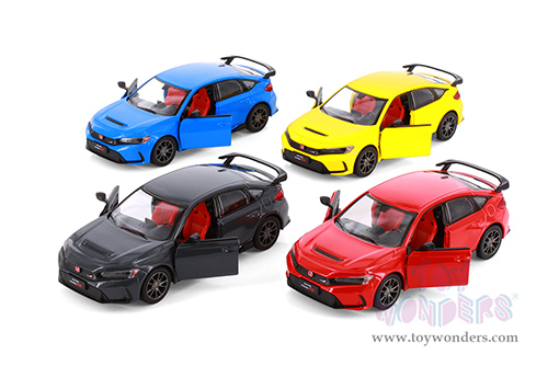 Kinsmart - Honda Civic Type R (2024, 1/36 scale diecast model car, Asstd.) 5472D