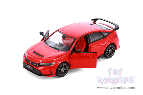 Kinsmart - Honda Civic Type R (2024, 1/36 scale diecast model car, Asstd.) 5472D