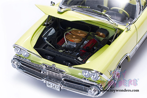 Sun Star Platinum - Dodge Custom Royal Lancer Open Convertible (1959, 1/18 scale diecast model car, Canary Diamond/Jet Black) 5473