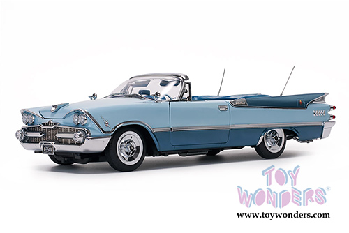 Sun Star Platinum - Dodge Custom Royal Lancer Open Convertible (1959, 1/18 scale diecast model car, Blue Diamond/Star Sapphire) 5474