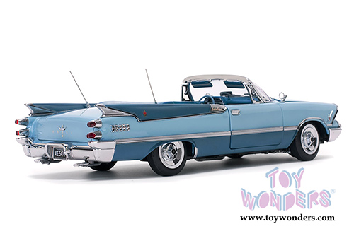Sun Star Platinum - Dodge Custom Royal Lancer Open Convertible (1959, 1/18 scale diecast model car, Blue Diamond/Star Sapphire) 5474
