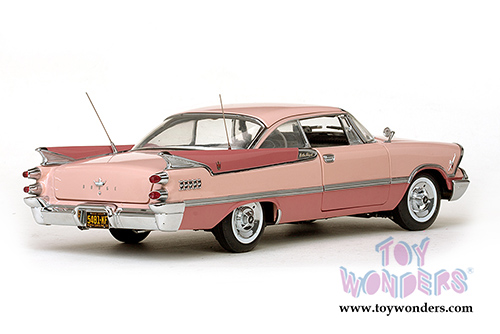 Sun Star Platinum - Dodge Custom Royal Lancer Hardtop (1959, 1/18 scale diecast model car, Rose Quartz/ Coral) 5481