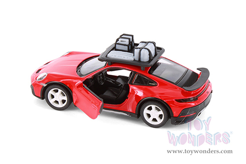 Kinsmart - Porsche 911 Rallye with Roof Rack (1/36 scale die cast model car, Asstd.) 5481D