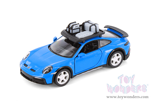 Kinsmart - Porsche 911 Rallye with Roof Rack (1/36 scale die cast model car, Asstd.) 5481D