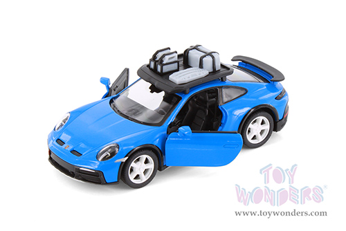 Kinsmart - Porsche 911 Rallye with Roof Rack (1/36 scale die cast model car, Asstd.) 5481D