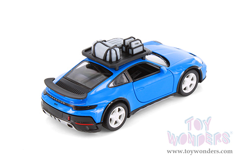 Kinsmart - Porsche 911 Rallye with Roof Rack (1/36 scale die cast model car, Asstd.) 5481D