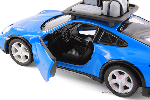 Kinsmart - Porsche 911 Rallye with Roof Rack (1/36 scale die cast model car, Asstd.) 5481D