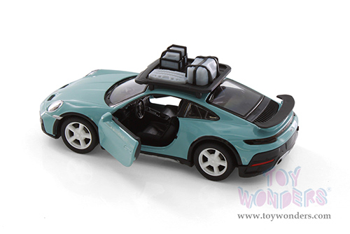 Kinsmart - Porsche 911 Rallye with Roof Rack (1/36 scale die cast model car, Asstd.) 5481D