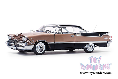 Sun Star Platinum - Dodge Custom Royal Lancer Hardtop (1959, 1/18 scale diecast model car, Jet Black/Mocha) 5484