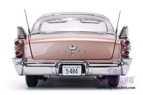 Sun Star Platinum - Dodge Custom Royal Lancer Hardtop (1959, 1/18 scale diecast model car, Jet Black/Mocha) 5484