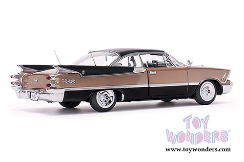 Sun Star Platinum - Dodge Custom Royal Lancer Hardtop (1959, 1/18 scale diecast model car, Jet Black/Mocha) 5484