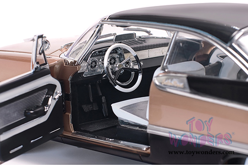 Sun Star Platinum - Dodge Custom Royal Lancer Hardtop (1959, 1/18 scale diecast model car, Jet Black/Mocha) 5484