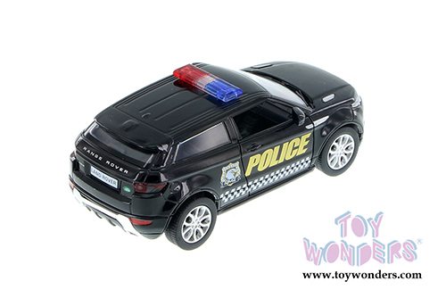 Showcasts Collectibles - Land Rover Range Rover Evoque Police SUV (5" diecast model car,  Black) 555008P